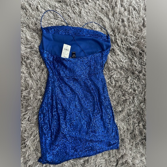 Blue Mini Bodycon Dress - Picture 5 of 8